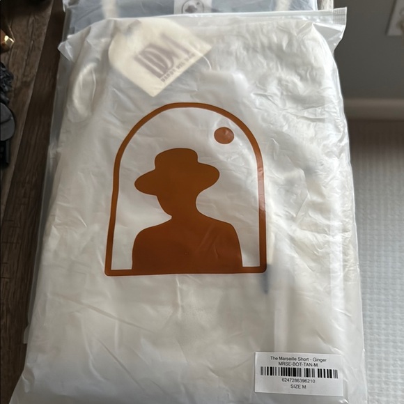 THE MARSEILLE FRENCH TERRY SHORT- GINGER - Picture 6 of 7